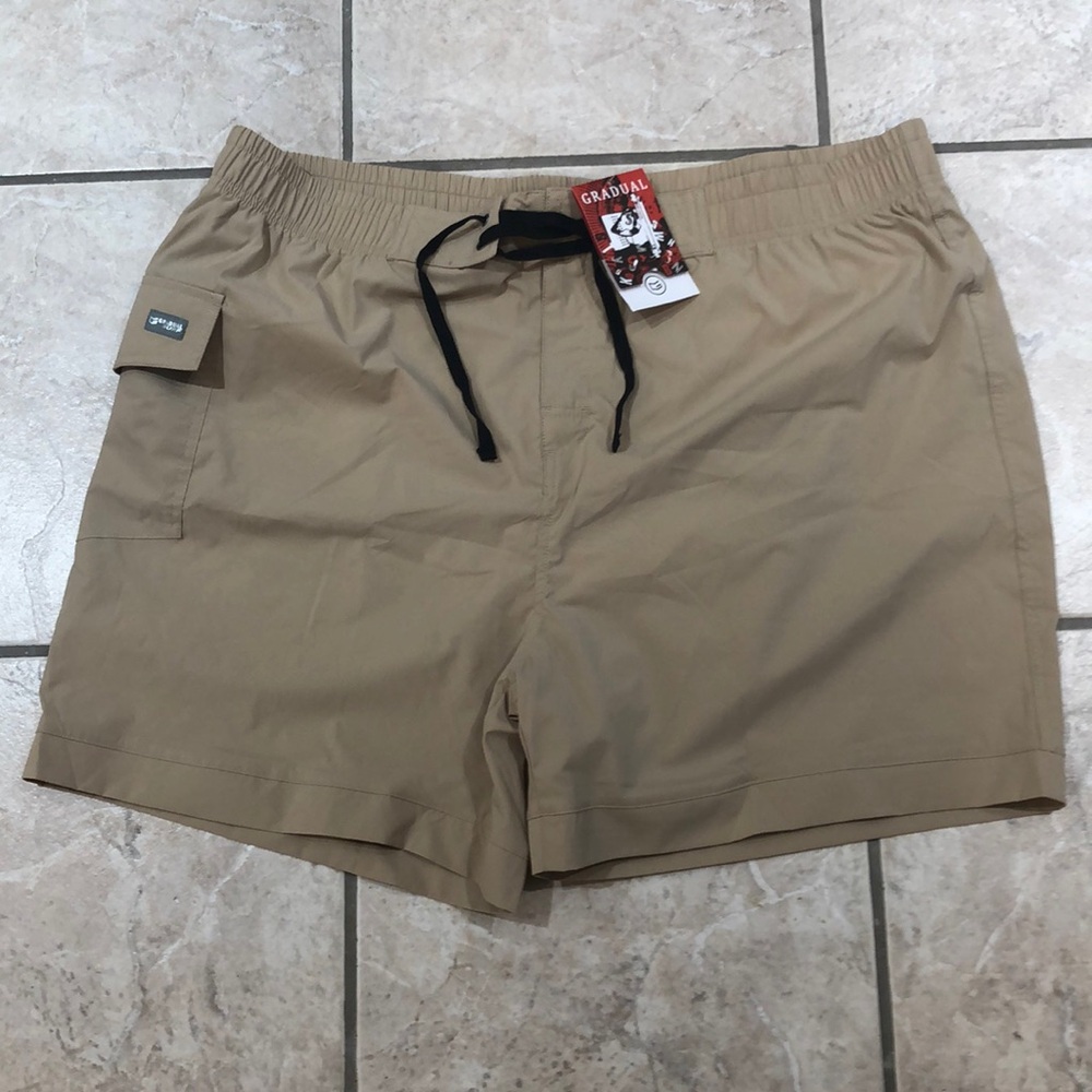 NWT Gradual Tan Board Shorts Swim Trunks XXXL